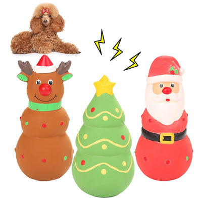 Christmas Santa Tree Chew Squeaker