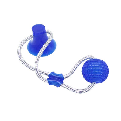 Pet Dogs Bite Toy Pets Tooth Cleaning Toys With Suction Cup Dog Tug Toy Rope Ball Chewing Molar Toys Pets Supplies