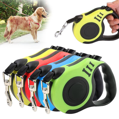 3M/5M Retractable Dog Leash Automatic Flexible Dog Leash