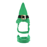Polyester pET Cone Hat And Collar Set For Christmas Dog Festival Decoration Costume Chrismas Cosplay Dress Up For Dog Cat Pet