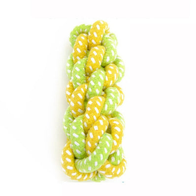 Transer Pet Supply Dog Toys Dogs Chew Teeth Clean Outdoor Traning Fun Playing Green Rope Ball Toy For Large Small Dog
