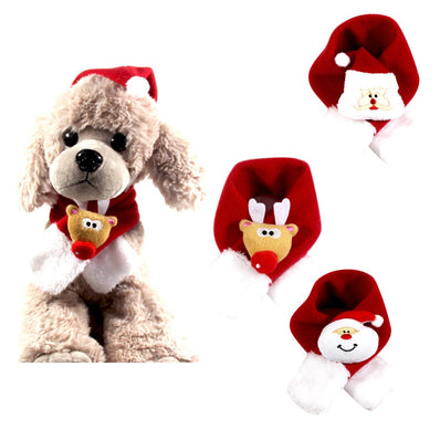 Merry Christmas pet products Scarf Winter Dog Collar Scarf Neckchief Warm for Small Large Dog for pet dog accessories New year